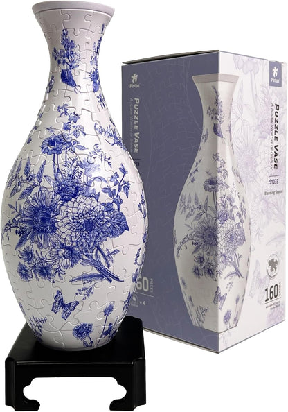 Elevated 3D Puzzle Vase for Home
