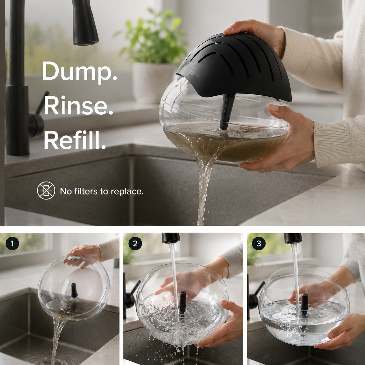 BreathProof Air Detoxifier with HydroCapture Technology