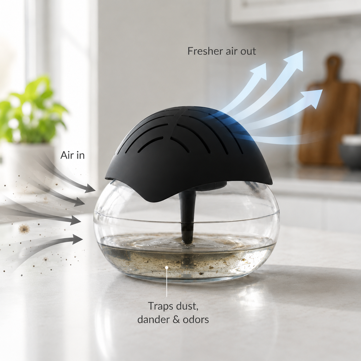 BreathProof Air Detoxifier with HydroCapture Technology