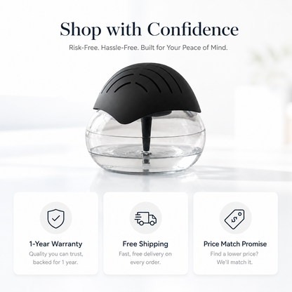 BreathProof Air Detoxifier with HydroCapture Technology